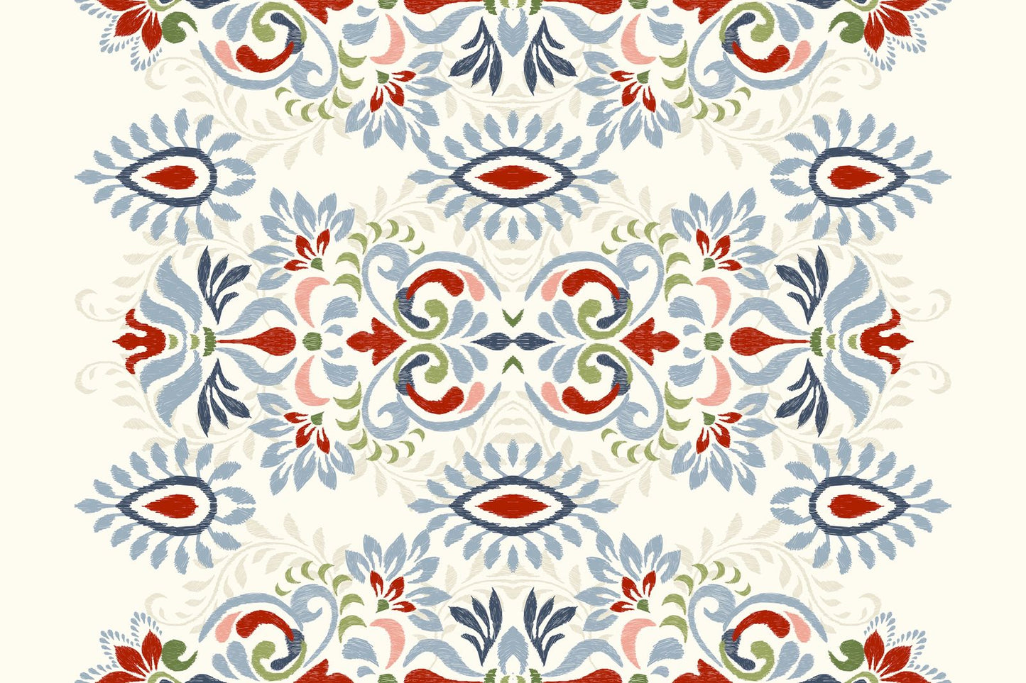 Retro Round Material Tablecloth