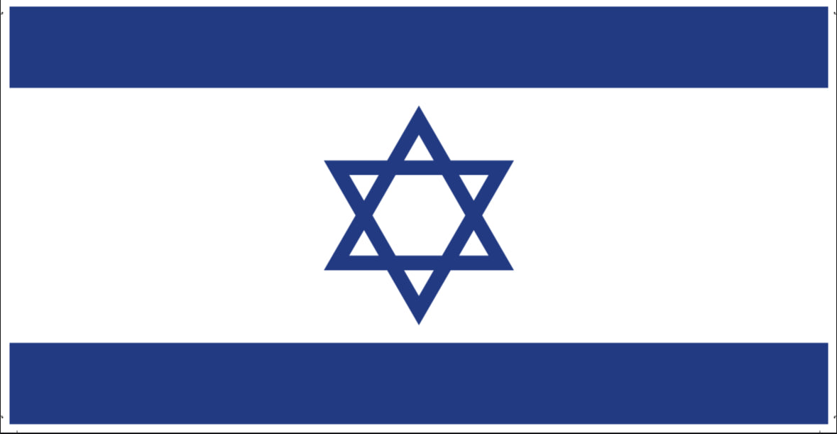Star of David - Blue Material Tablecloth
