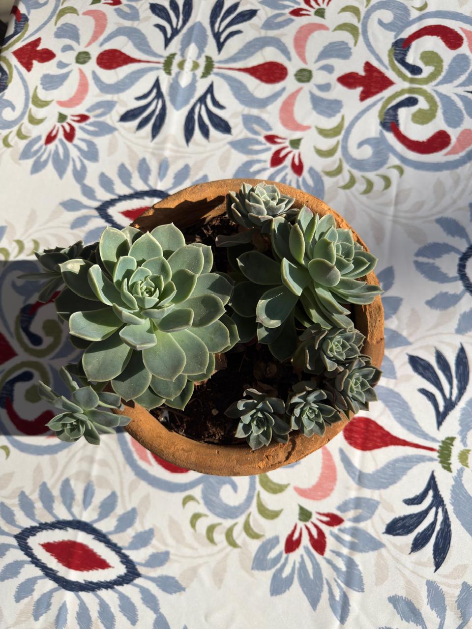 Retro Round Material Tablecloth