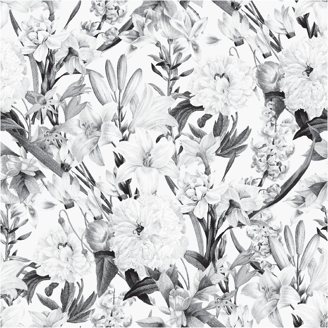Garden In Bloom Round Wipeable Placemats