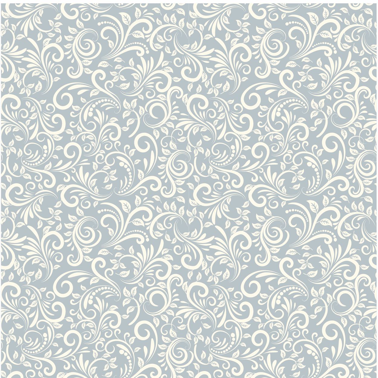 Antique Twirl Round Material Tablecloth