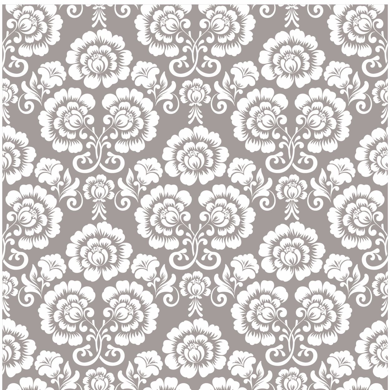 Floral Pairs Material Tablecloth