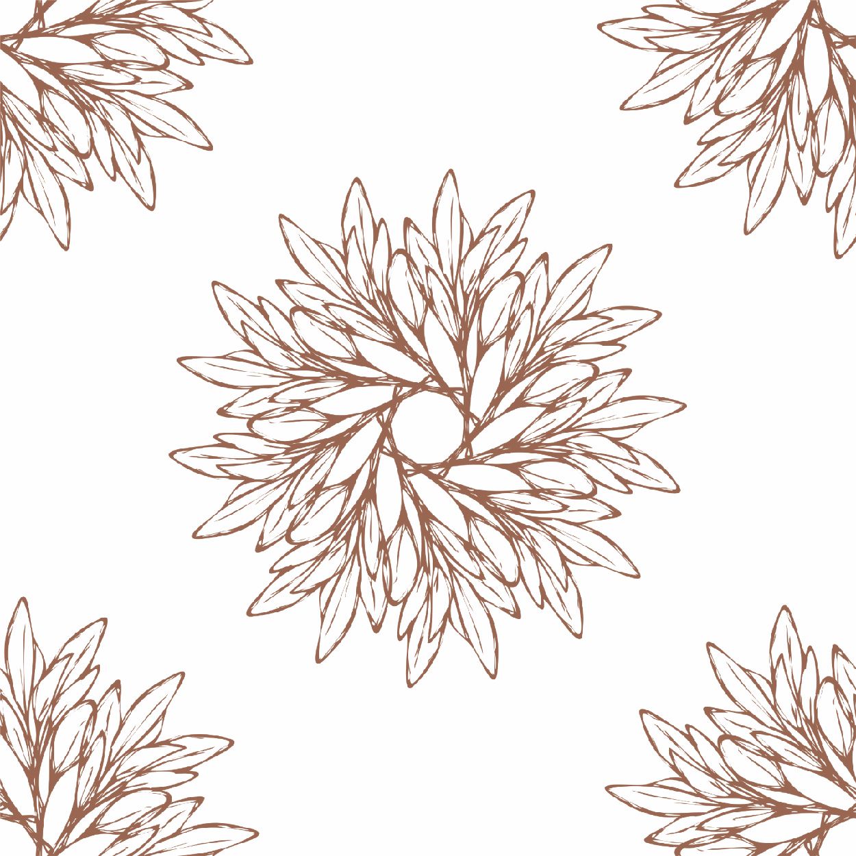 Giant Flower Wipeable Placemats