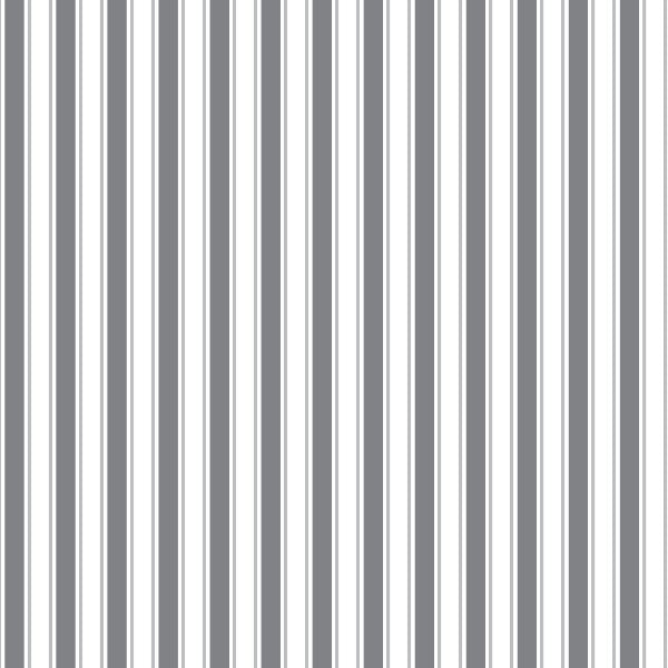 Black & Grey Stripes Material Tablecloth