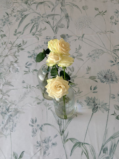 Soft Greens Material Tablecloth