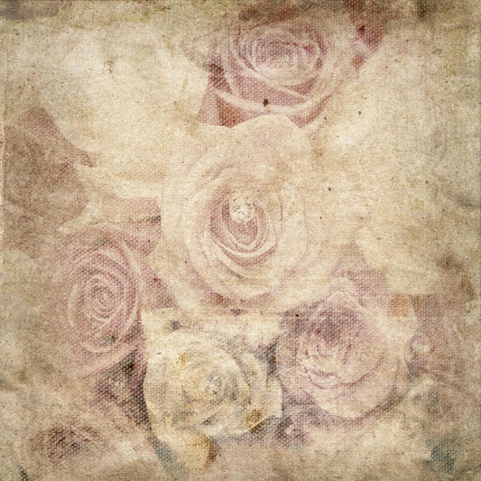 Antique Romance Round Material Tablecloth