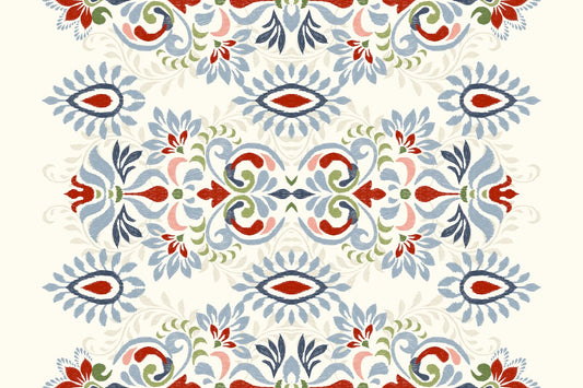 Retro Round Material Tablecloth