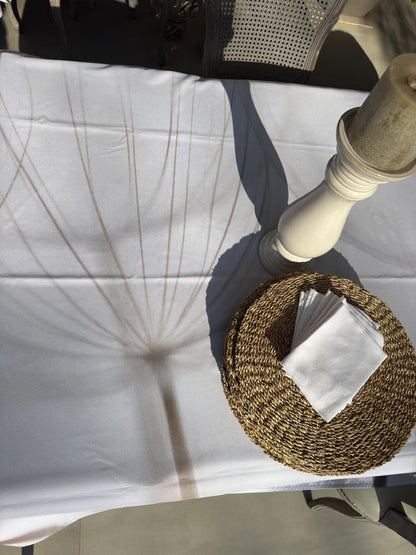 Dandelion Round Material Tablecloth