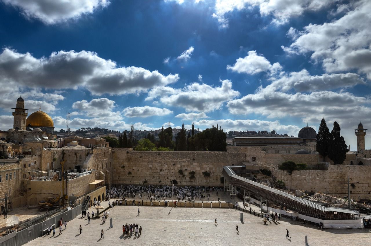 Kotel by Day Sukkah Walls