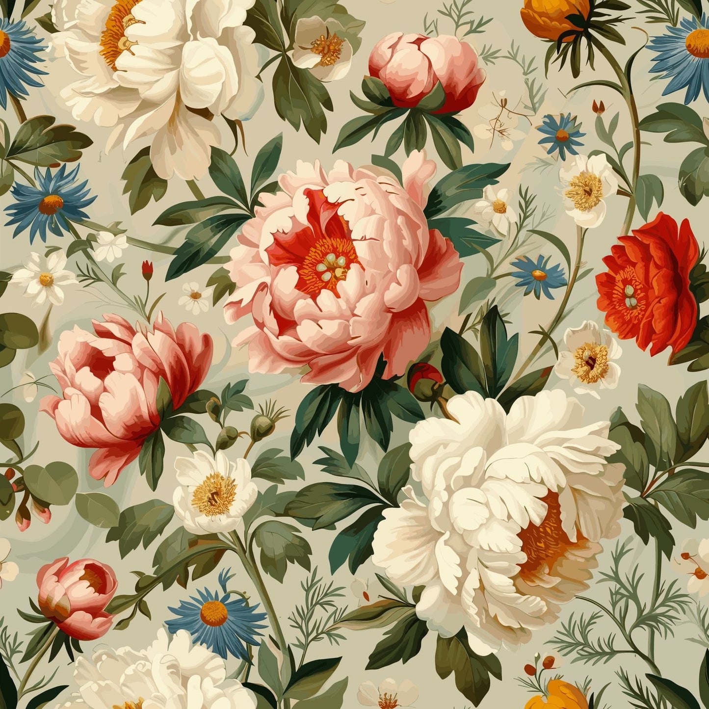 Secret Garden Vinyl Tablecloth