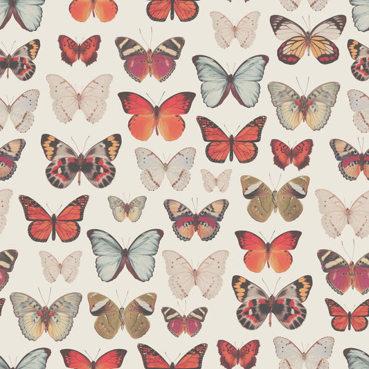 Vintage Butterfly Vinyl Tablecloth