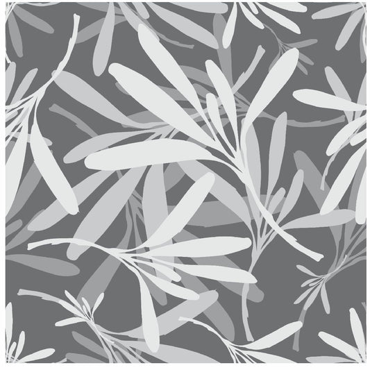 Funky Leaf Round Wipeable Placemats