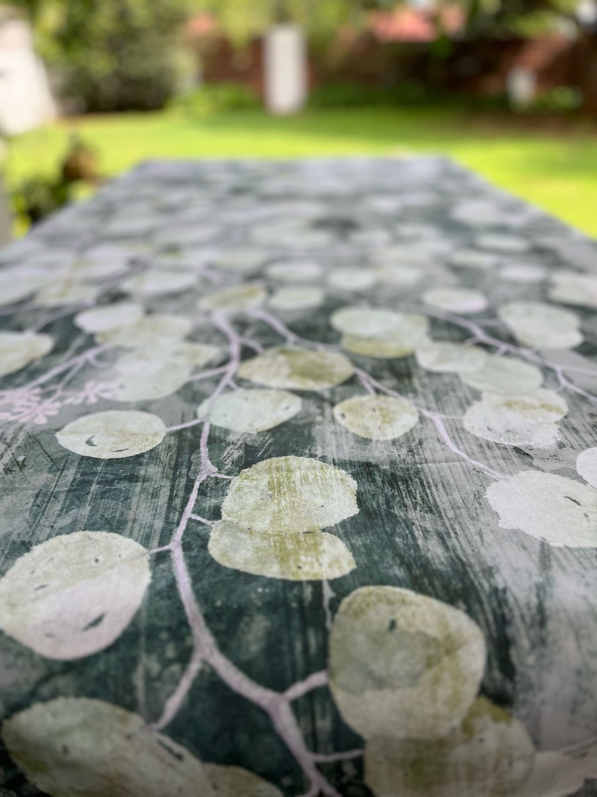 Green Magic Material Tablecloth