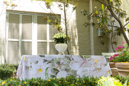 Antique Bouquet Pattern Vinyl Tablecloth