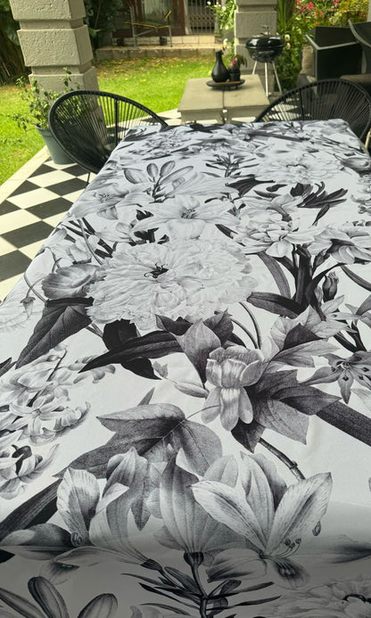 Garden In Bloom Vinyl Tablecloth