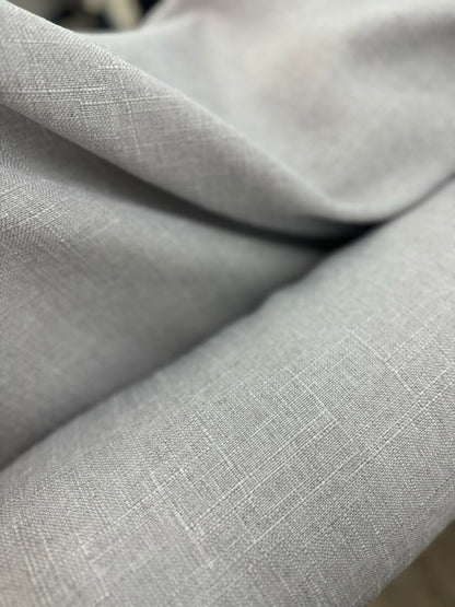 Light Grey Linen Look Tablecloth